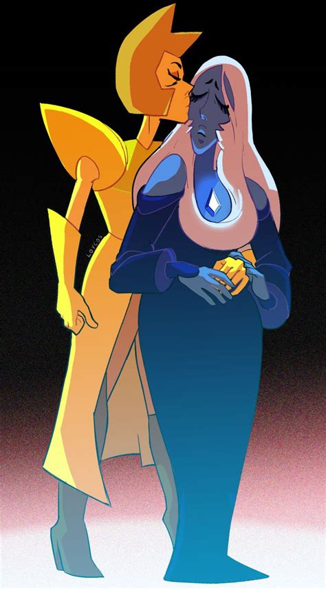 Steven Universe Su Fanart Yellow Diamond Blue