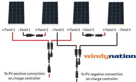 volt solar panel wiring diagram solar panels  parallel solar panels solar power system