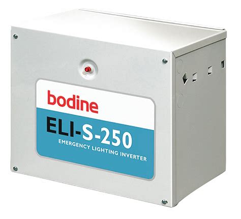 bodine bodine emergency lighting inverter  ac input voltage