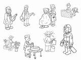 Coloring Pages Occupation Kids Professions Popular sketch template
