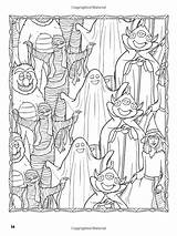 Coloring Halloween Dover Pages Choose Board Books sketch template
