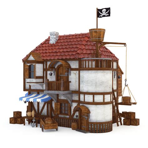 obj pirate house
