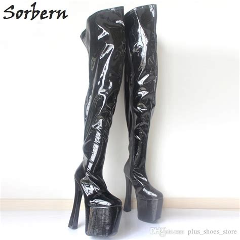 Bdsm Sex Fetish Boots Extreme High Heel 20cm Heel 9cm