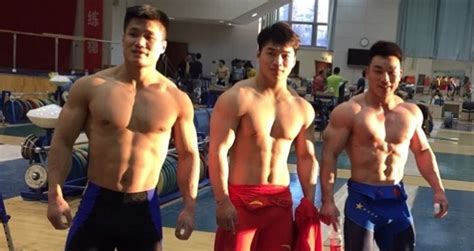 chinese olympic lifting team  solid physiques  monstrous