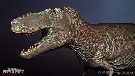 beasts   mesozoic tyrannosaur series tarbosaurus bataar