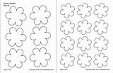 Flower Shapes Printable Templates Coloring Pages Set Firstpalette sketch template