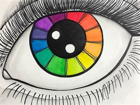 eye color wheel lesson heyteacher freshmanart elementary art projects school art projects