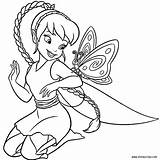 Coloring Tinkerbell Pages Fawn Disney Drawing Fairies Fairy Friends Drawings Silvermist Para Colorir Tinker Bell Water Fadas Colouring Kids Print sketch template