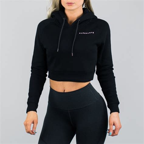 women s cropped hoodie black cropped hoodie clothes hoodies
