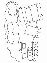 Coloring Pages Transportation Trains Trucks Easily Print Book sketch template