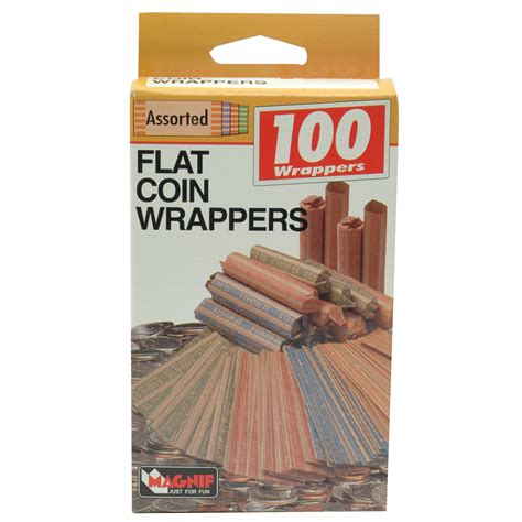 assorted tubular coin wrappers
