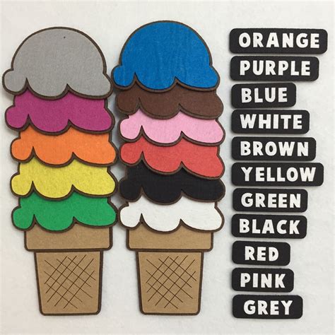 colors ice cream