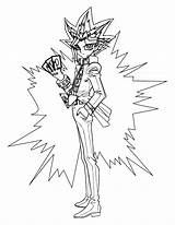 Coloring Pages Oh Yu Gi Yugioh Library sketch template