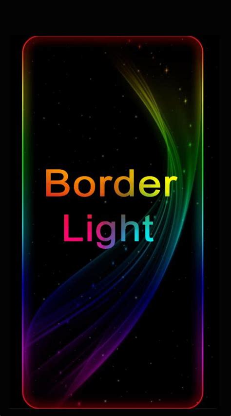 border light  wallpaper edge lighting  android