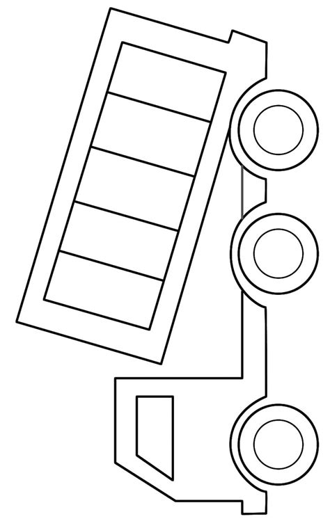 truck coloring page color info