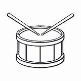 Drumsticks Tamburo Bacchette Scarabocchio Drums Percussion Crossed sketch template