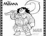 Moana Maui sketch template