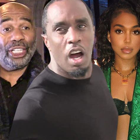 Lori Harvey And Diddy Son P Diddy Cozies Up To Steve Harvey S Step