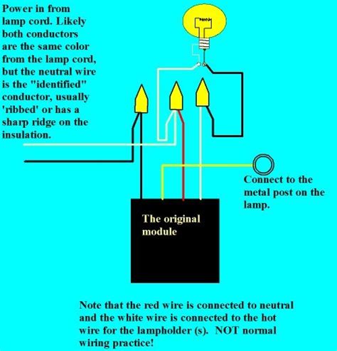 replacing  touch lamp control unit electrical