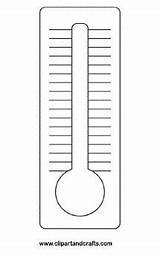Thermometer Blank Weer Termometer Fundraisers sketch template