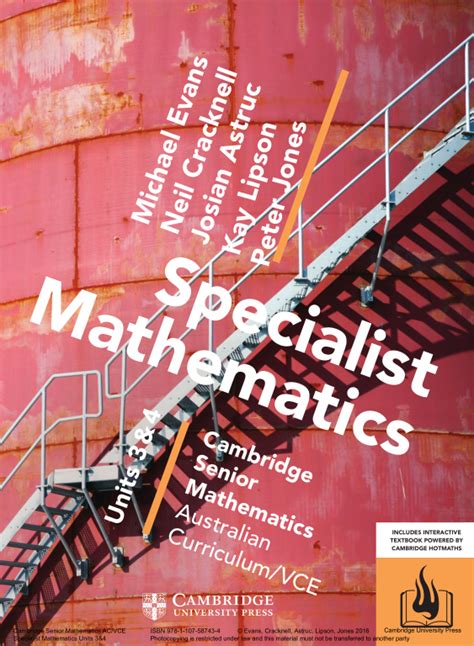 Csm Vce Specialist Mathematics Units 3 And 4 Print Bundle Textbook And