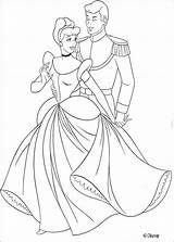Cinderella Ausmalbilder Malvorlagen Prinz Prinzessin Besuchen Aschenputtel sketch template