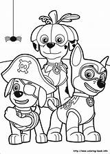 Zuma Coloring Paw Pages Patrol Chase Martial Getcolorings sketch template