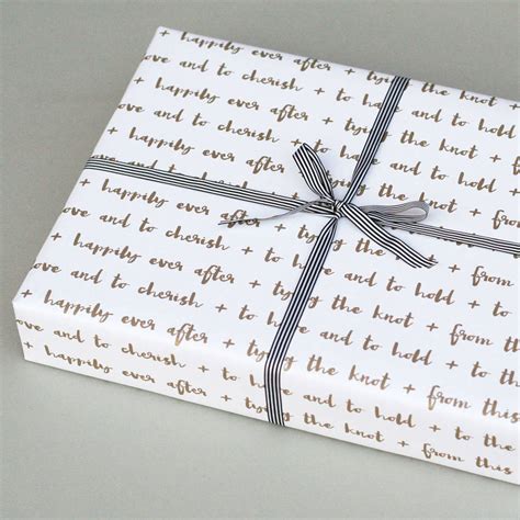 luxury wedding wrapping paper  nancy betty studio