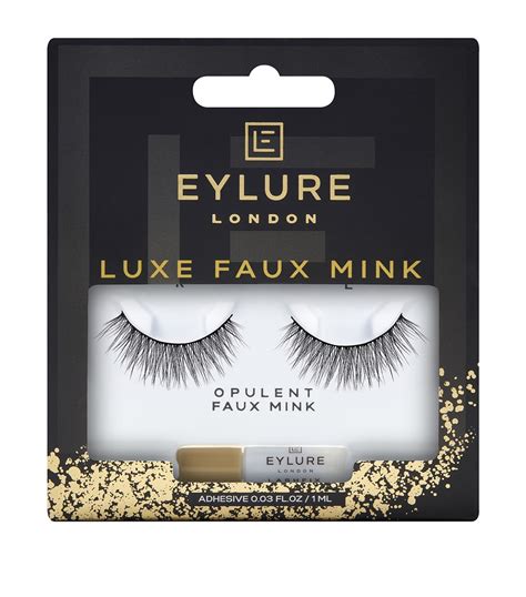 eylure  colour luxe faux mink opulent false lashes harrods uk