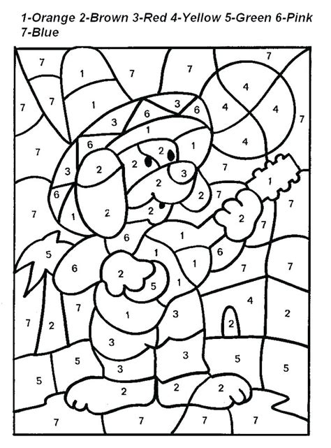 christmas color  number printables coloring pages easy color