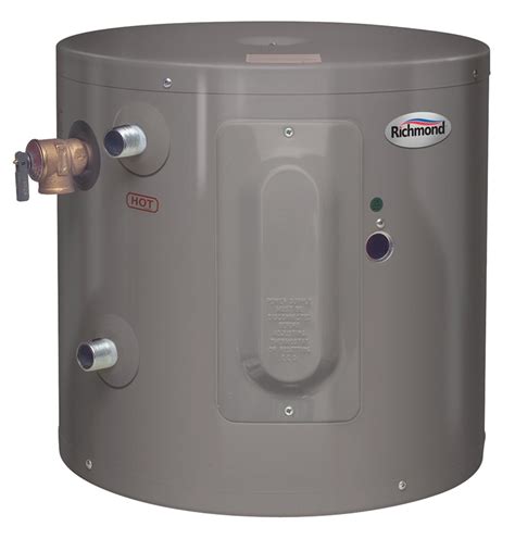 richmond ep  electric water heater    vac  gal tank