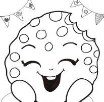 cake wishes shopkin season  coloring page  coloring pages