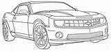 Camaro Car Draw Chevy Coloring Drawing Pages Outline Drawings Step Cars Cool Kids Ss Sports Sketch Chevrolet Dragoart Print Bel sketch template
