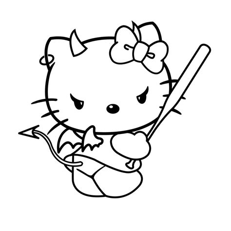 kitty halloween coloring pages  svg design file