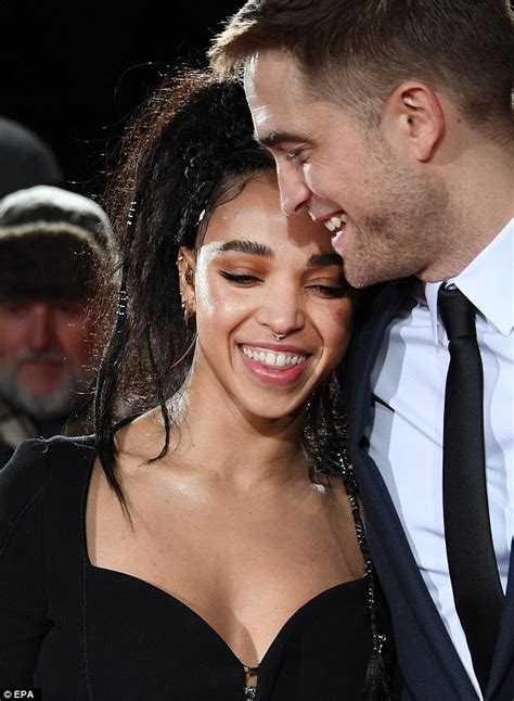 robert pattinson and fiancee fka twigs attend premiere daily mail online