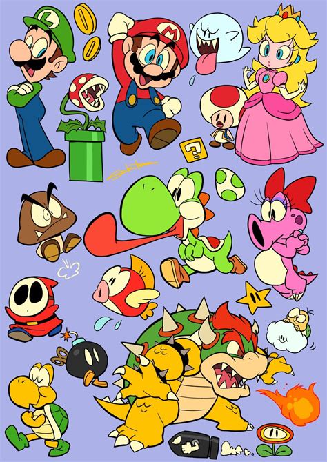 Personajes De Super Mario