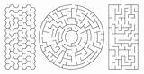 Mazes Printable Maze Kids Worksheet Create Print Pages Coloring Labyrinth Generator Game Puzzle Board sketch template