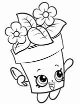 Coloring Shopkin Peta Plant Pages Printable Supercoloring Categories sketch template