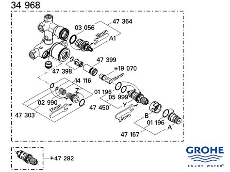 grohe shower valve parts diagram reviewmotorsco