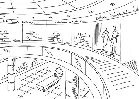 shopping mall coloring pages  printable coloring pages  kids