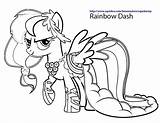 Rainbow Galloping sketch template