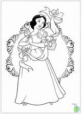 Coloriage Neige Blanche Dinokids Timeless Miracle sketch template