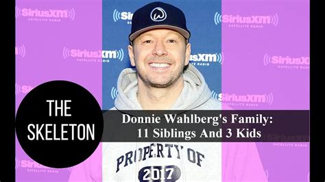 donnie wahlbergs family  siblings   kids youtube