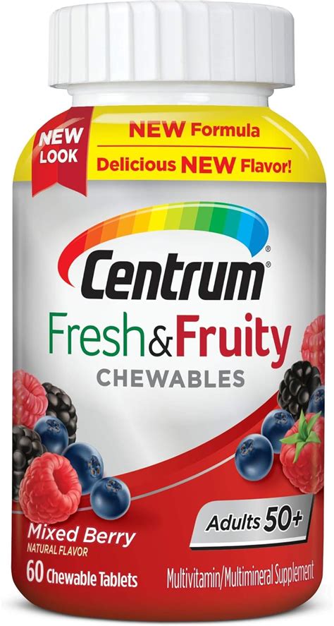 amazoncom centrum adults  fresh fruity chewables multivitaminmultimineral supplement