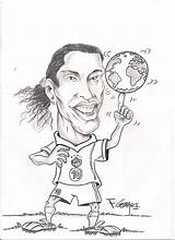 Ronaldinho Gaucho sketch template