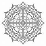 Coloring Mandala Geometric Pages Printable Color Kids Flower Colouring Complex Geometry Print Square Sacred Pattern Adult Drawing Advanced Patterns Mandalas sketch template