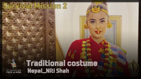 [nepal] Niti Shah Traditional Costumed Catwalks And Performance Youtube