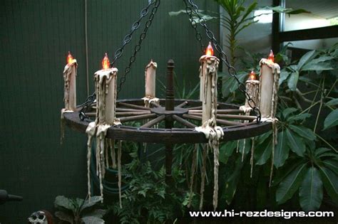 diy flicker candles from pvc pipes halloween decorations
