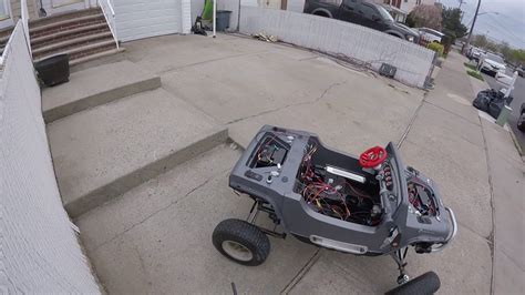 modified power wheels full suspension   motor  test run youtube