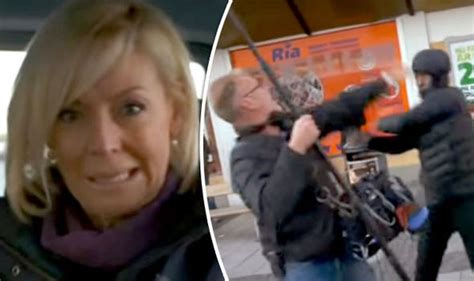 Sweden Migrant Crisis Tv Crew Run Over By Angry Gang In